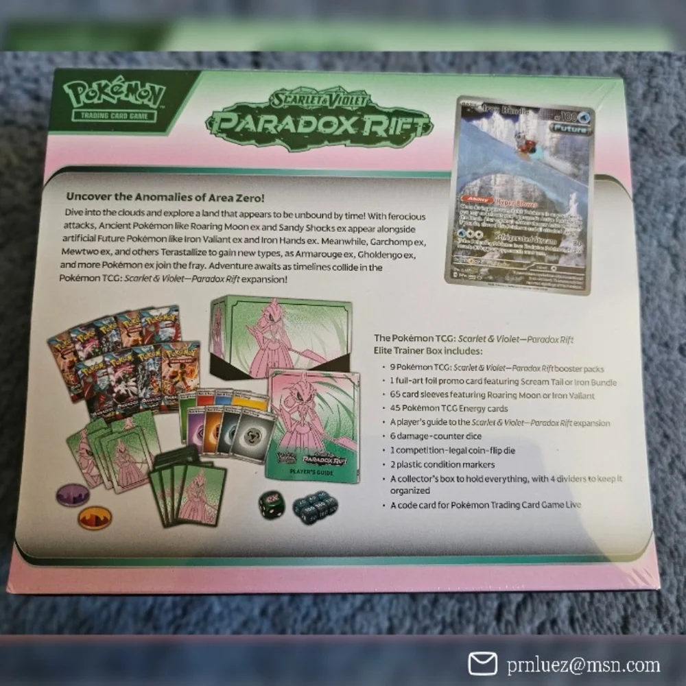 Pokemon TCG: Scarlet & Violet Paradox Rift Elite Trainer Box - Picture 2 of 8